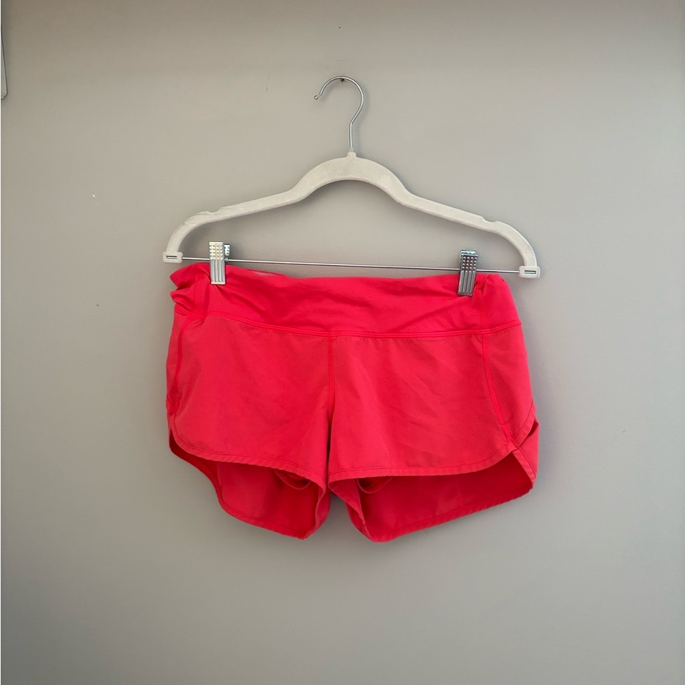 Women's Lululemon Pink speed up Shorts